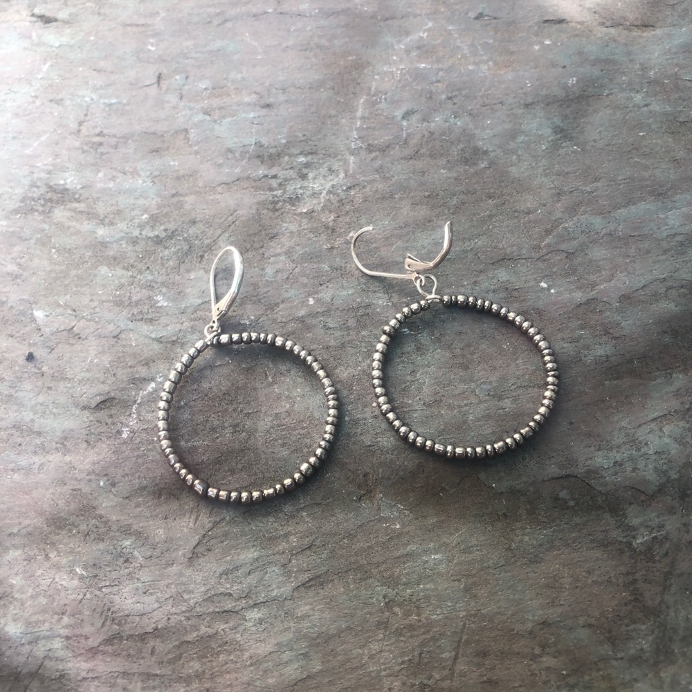 Dangle beaded circles